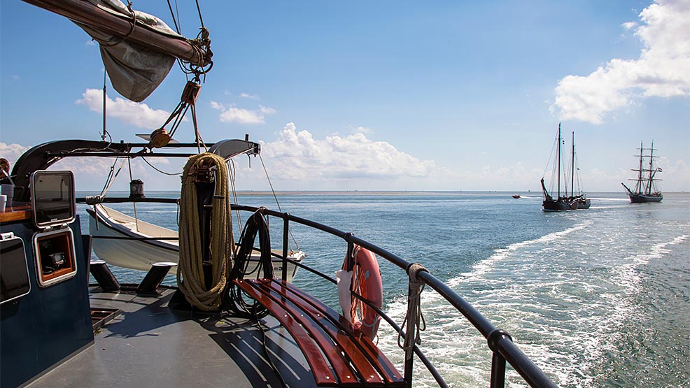 rad segel reise wattenmeer