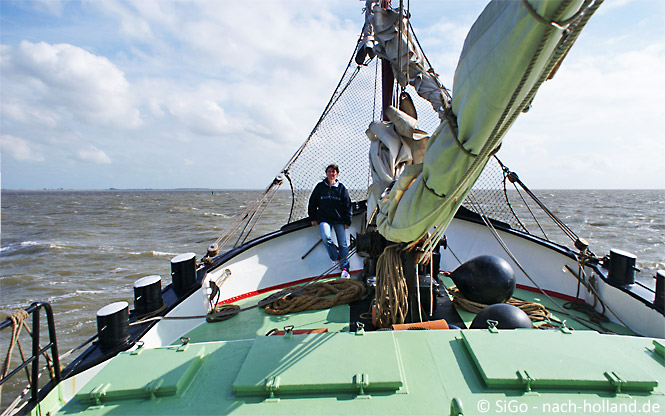 Segeln auf dem Segelschiff Grote Beer von Holland Sail